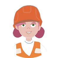 Illustration of Blake, the Builder