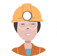 Illustration of Mei, the Miner