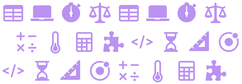 Background pattern of icons